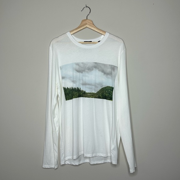 NWOT | ATM Anthony Thomas Melillo | Scenic Tee | White | Size Medium - Picture 2 of 12